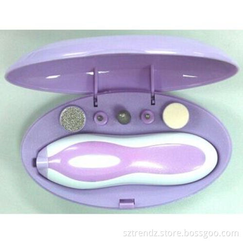 Zlime ZL-N6603 New Special Design Battery Operated LED Lighted Electric Manicure and Pedicure Set
